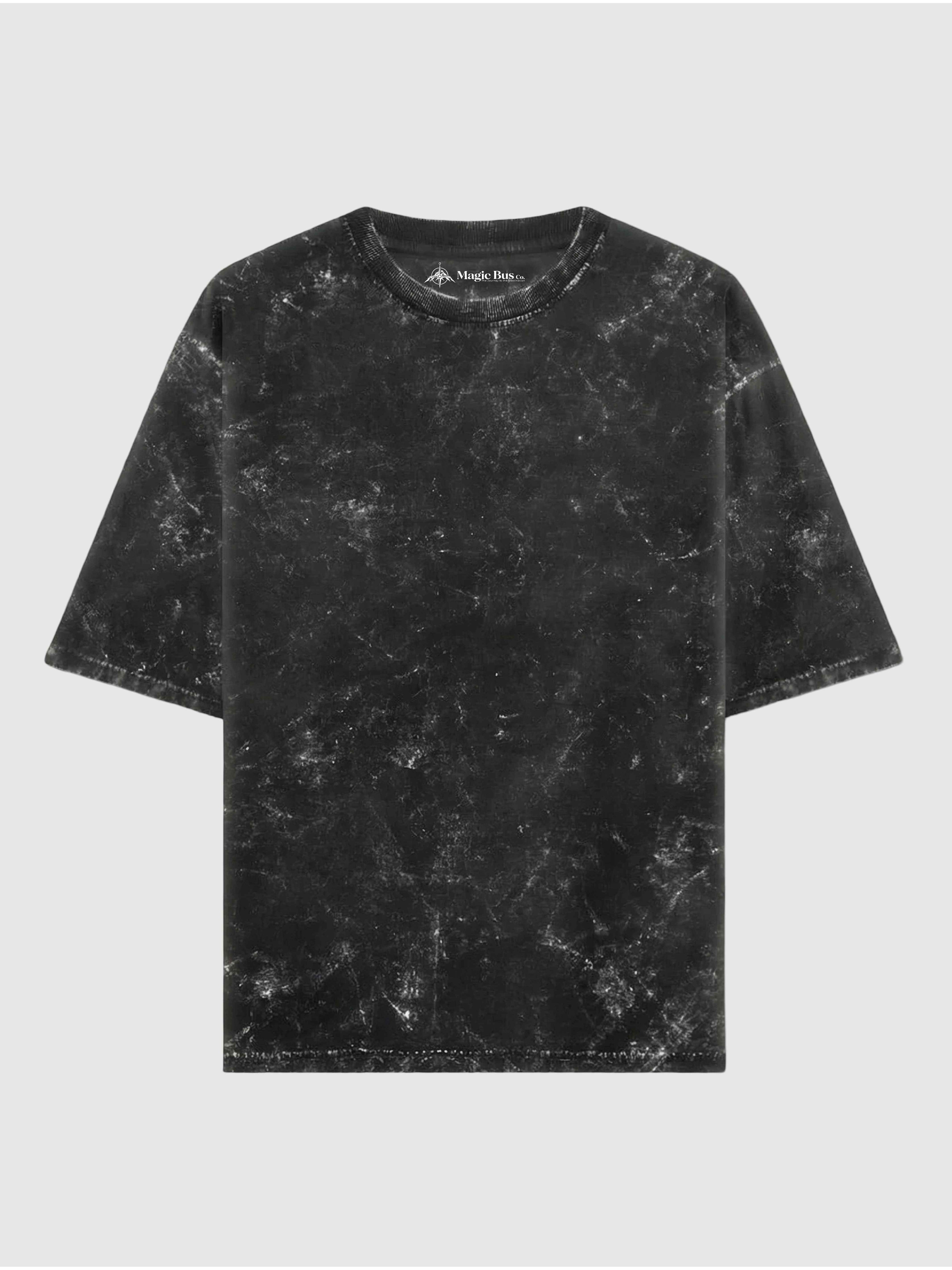 Premium Oversized Acid Wash Green T-Shirt – 240 GSM Heavyweight Cotton