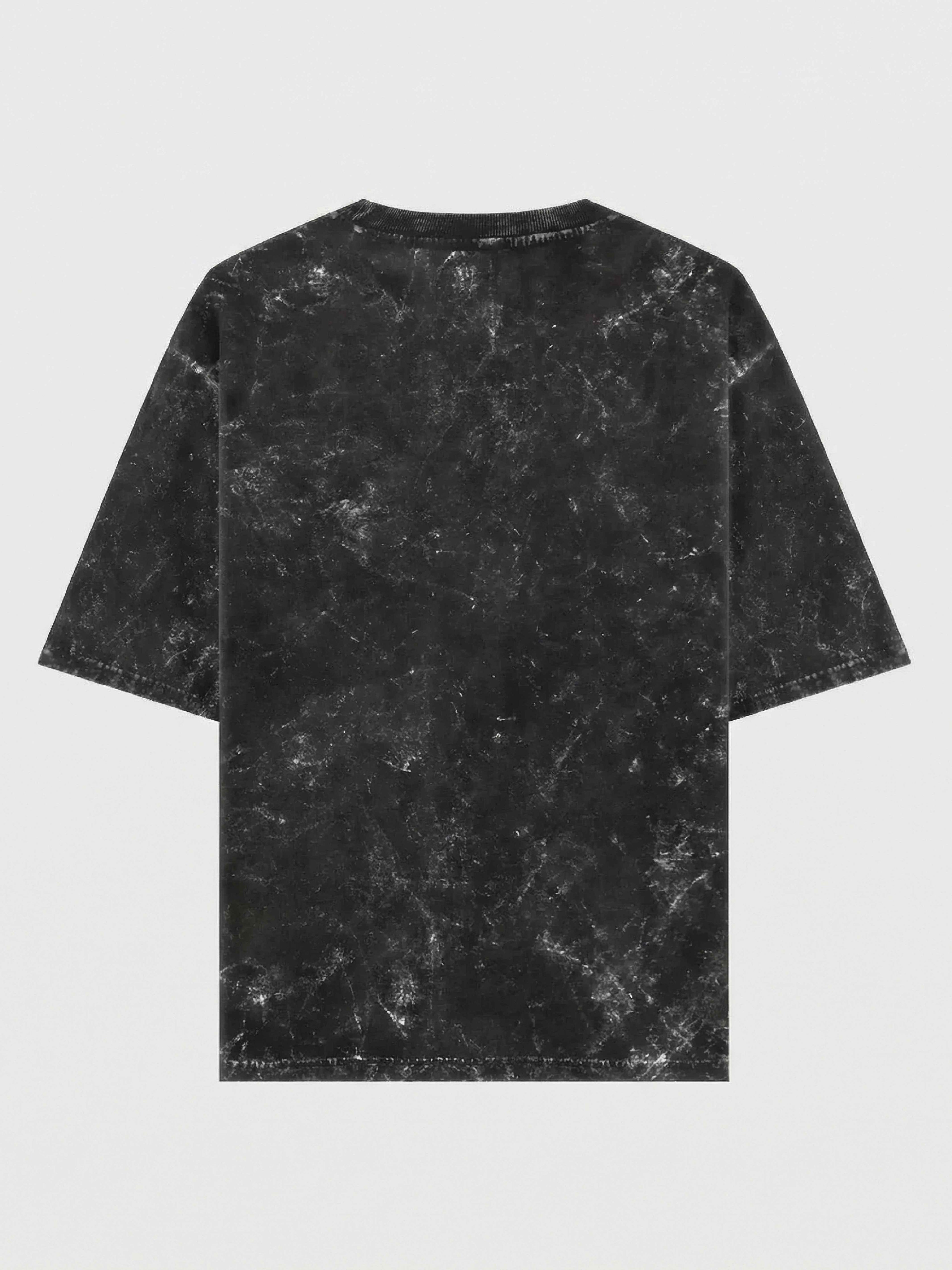 Premium Oversized Acid Wash Green T-Shirt – 240 GSM Heavyweight Cotton