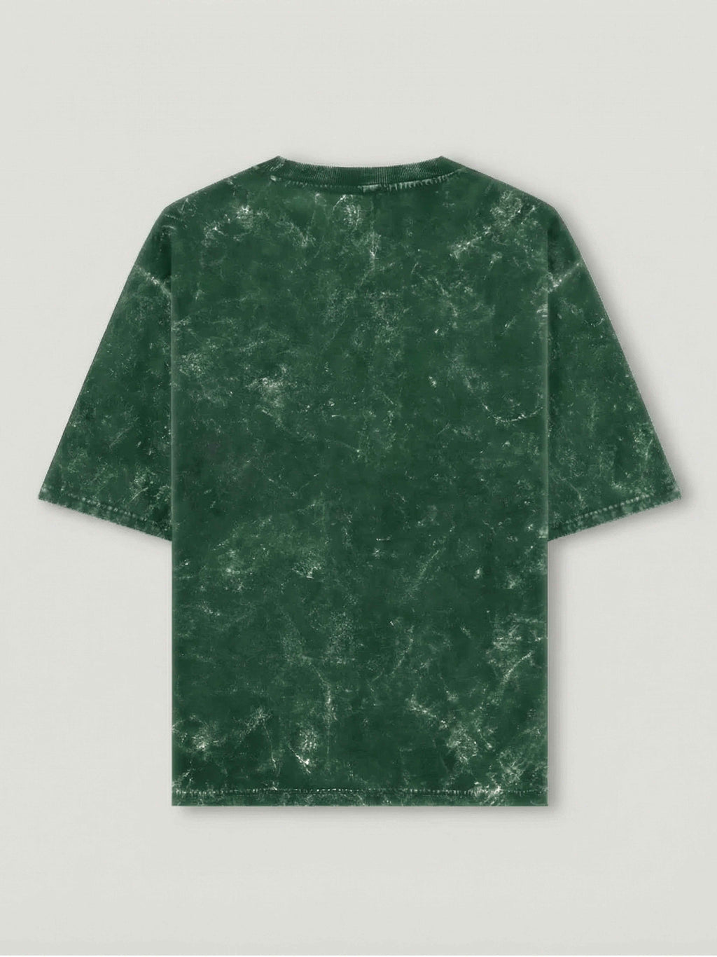 Premium Oversized Acid Wash Green T-Shirt – 240 GSM Heavyweight Cotton