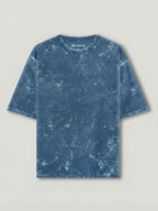 Premium Oversized Acid Wash Brown T-Shirt – 240 GSM Heavyweight Cotton