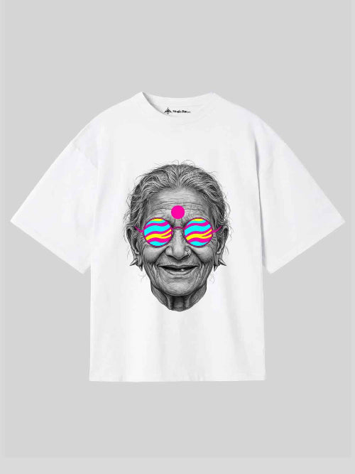 Cool Grandma T-shirt in India white