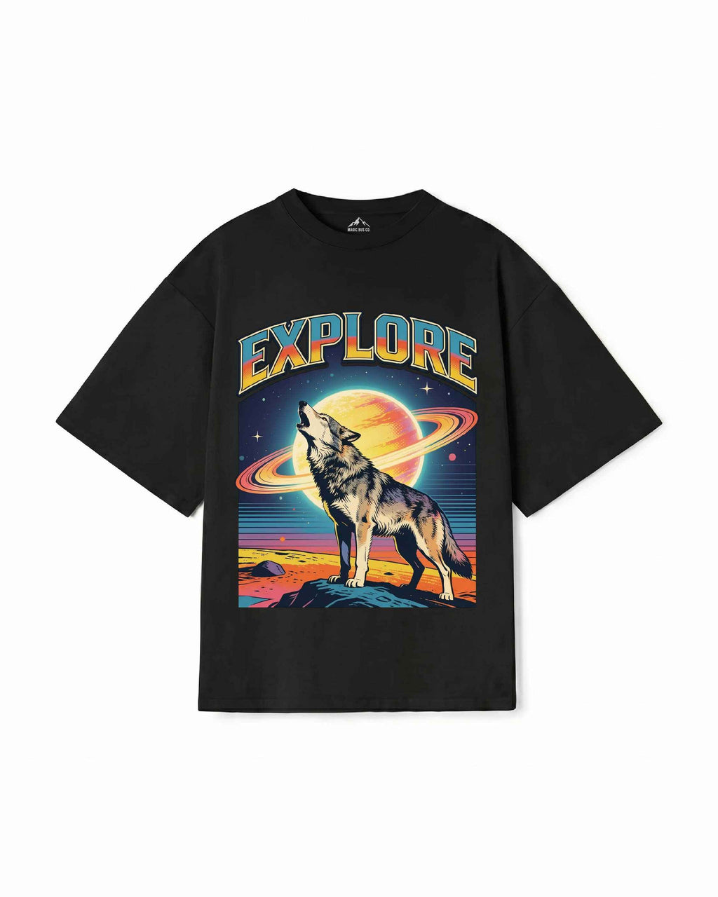 Cosmic Explorer Retro Graphic T-Shirt