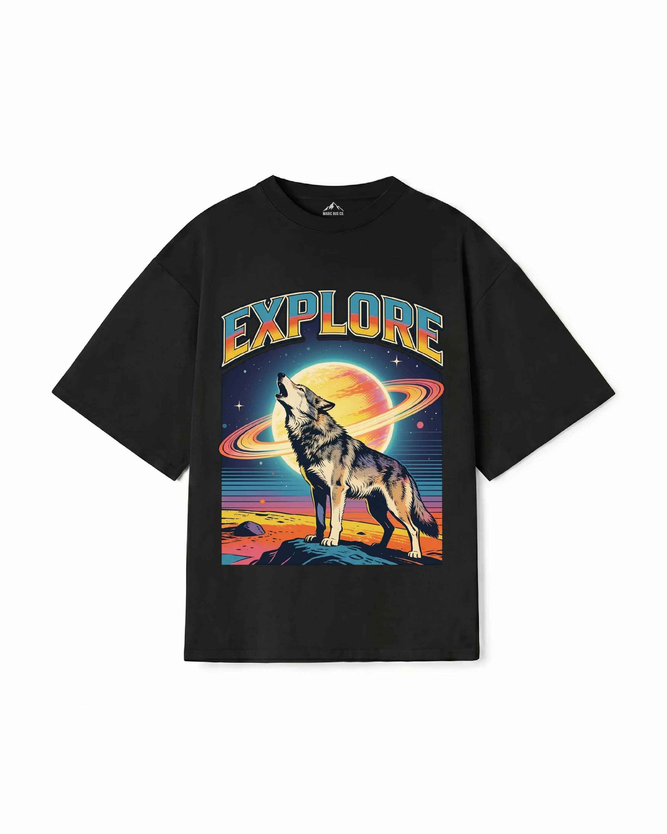 Cosmic Explorer Retro Graphic T-Shirt