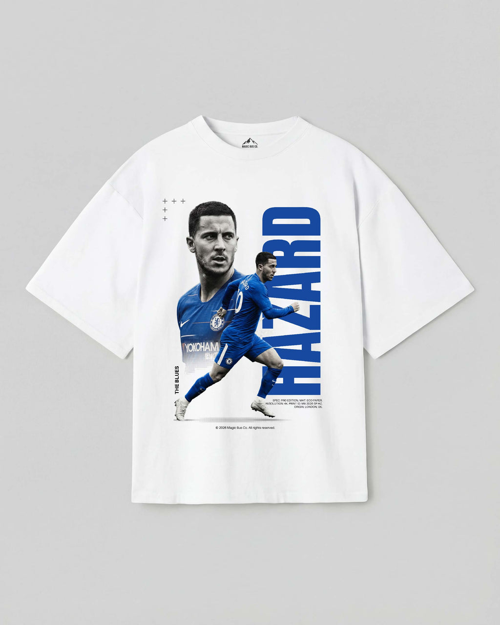 London Blue Maestro Football Graphic T-Shirt