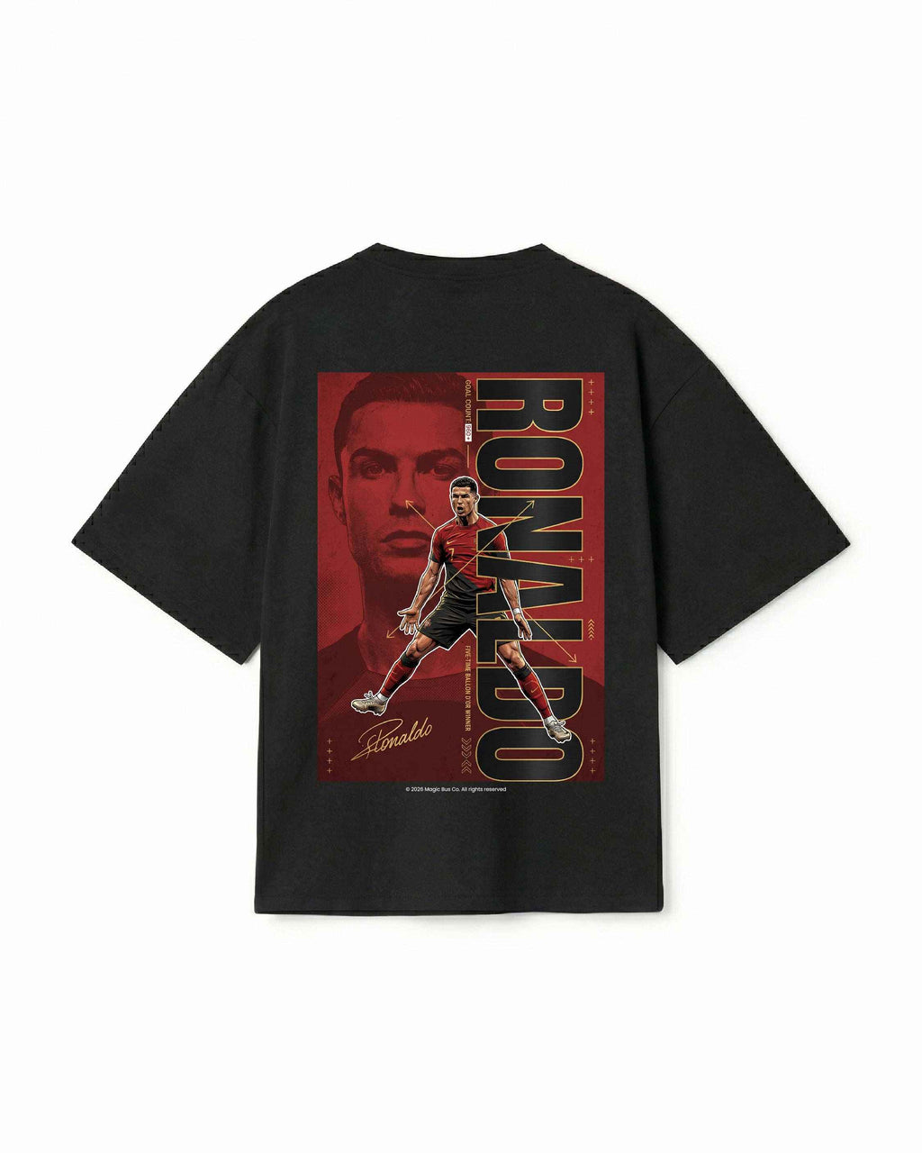 Portuguese Icon Football Graphic T-Shirt