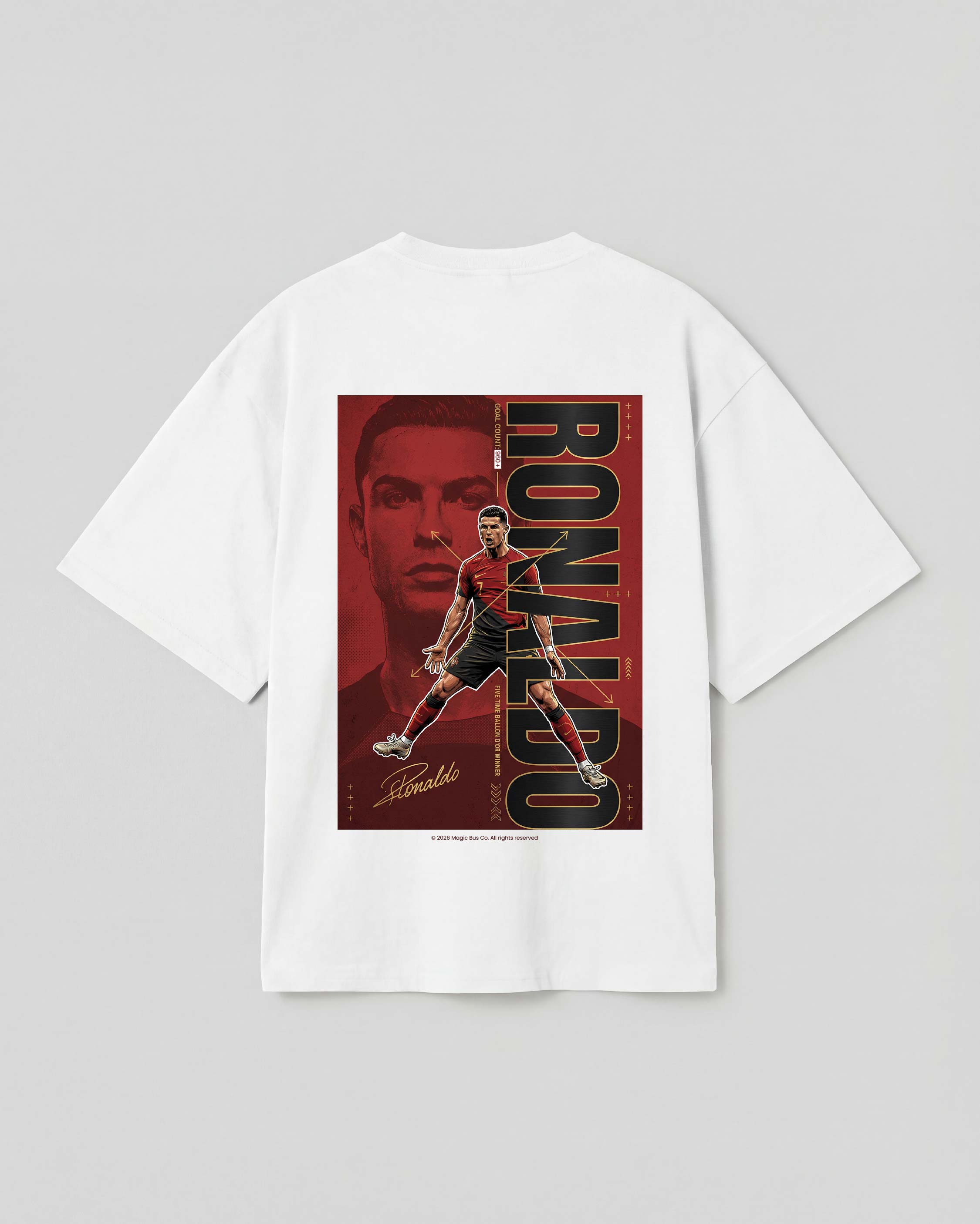 Portuguese Icon Football Graphic T-Shirt