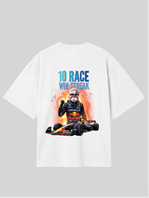 F1 Race Oversized T-Shirt – Formula 1 Racing Graphic Streetwear Tee
