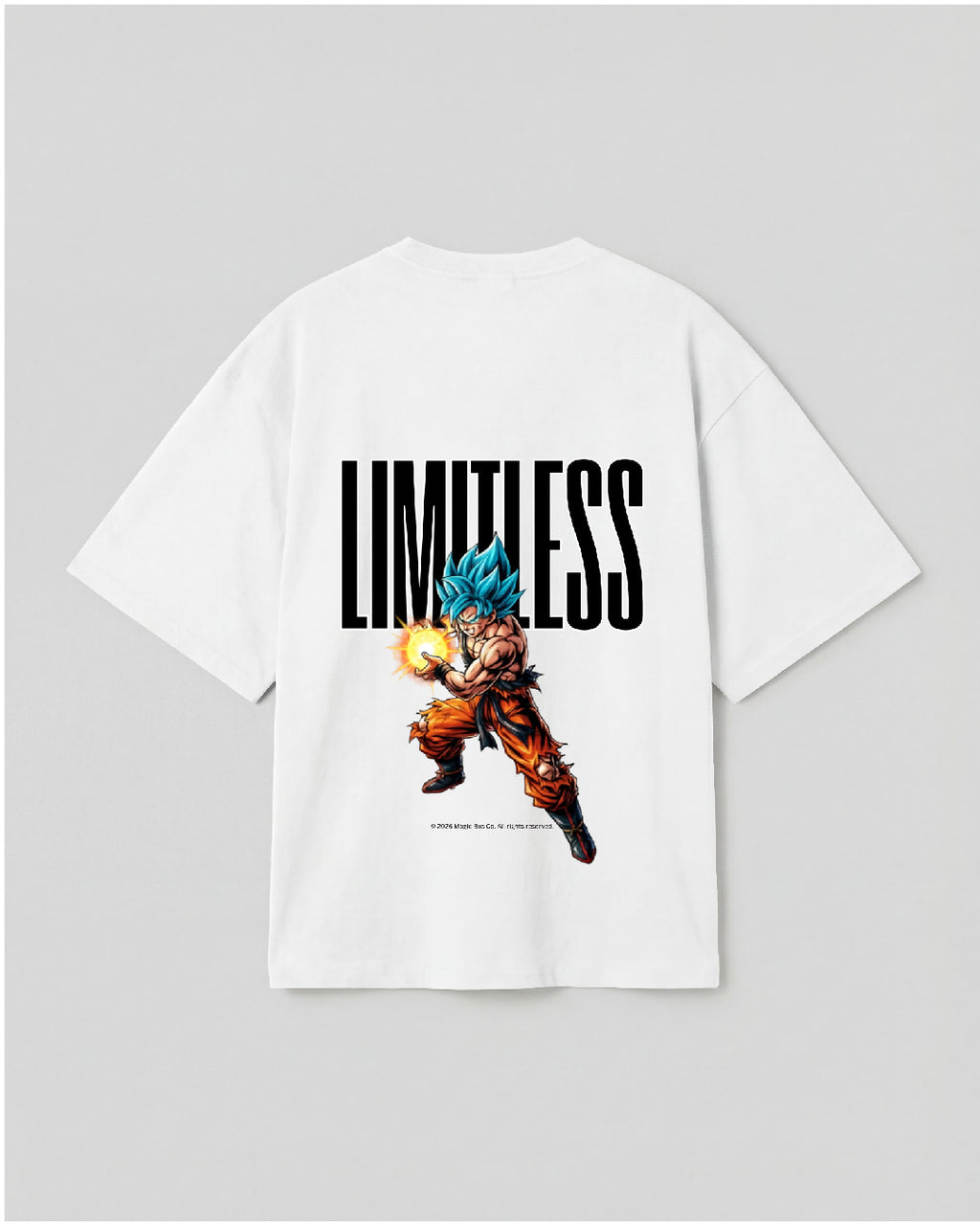 Limitless Anime Oversized Streetwear T-Shirt