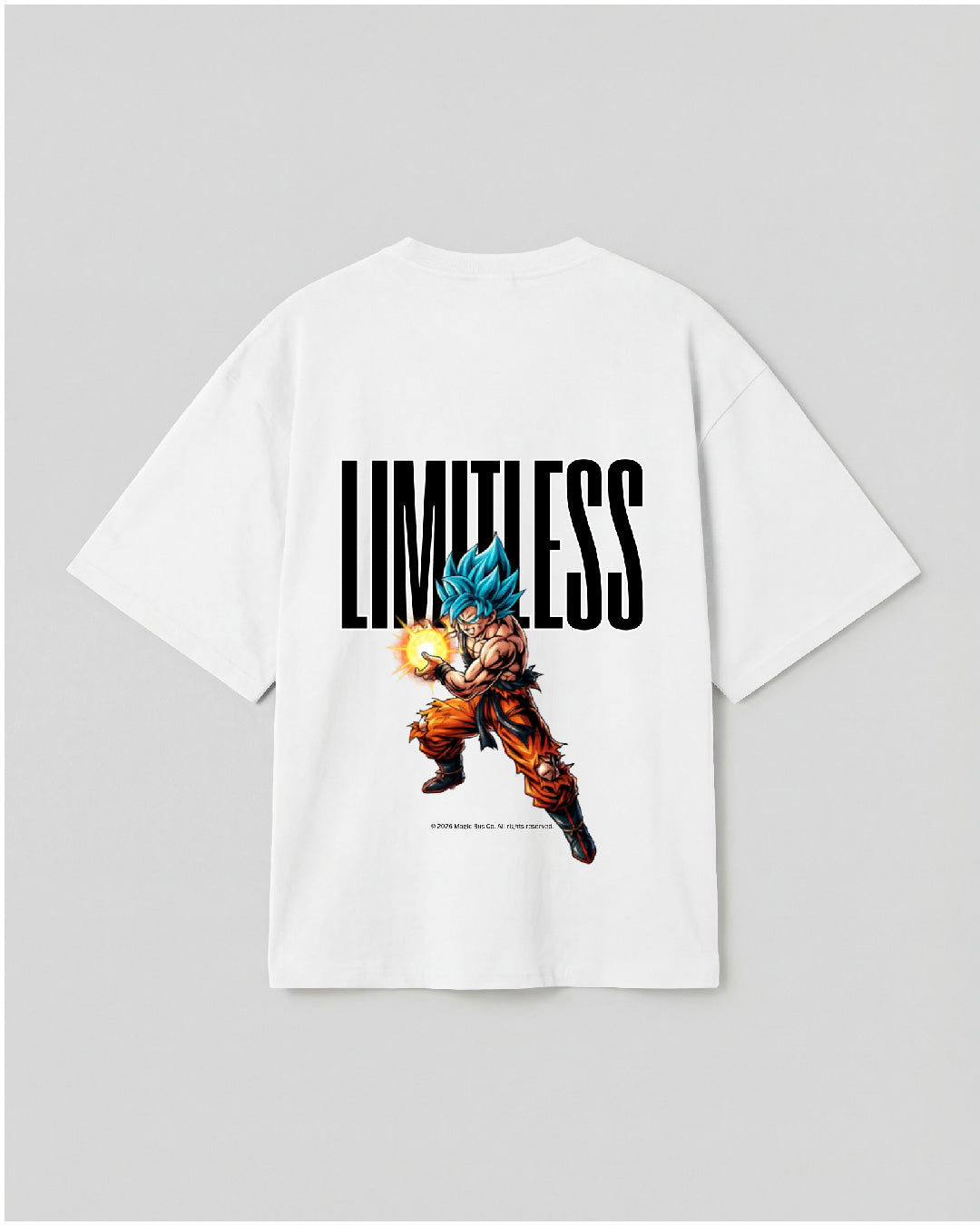 Limitless Anime Oversized Streetwear T-Shirt